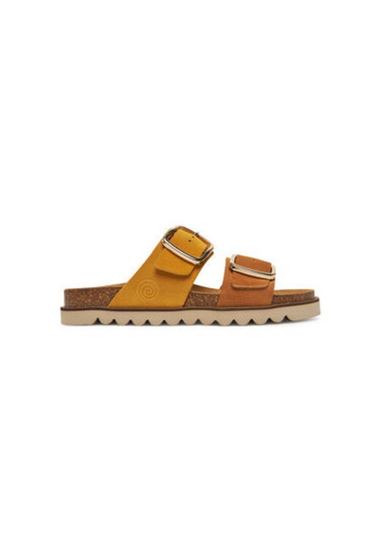 Slapi dama - 700683-06 - Piele naturala - 36 EU - Maro/Galben Slapi dama - 700683-06 - Piele naturala - 36 EU - Maro/Galben