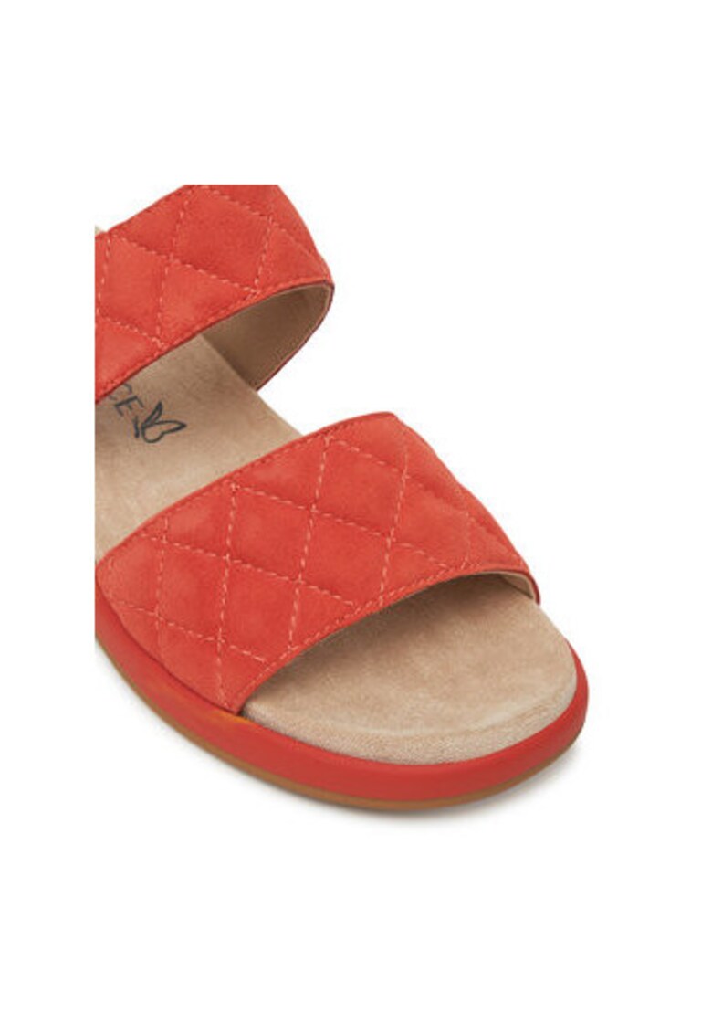 Slapi dama - 9-27204-44 - Piele naturala - Portocaliu