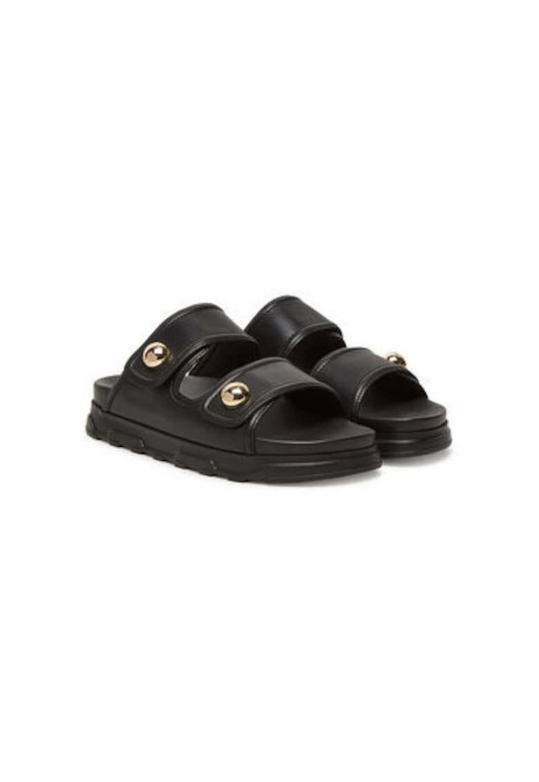 Slapi dama - YJ54SFE Y62000 - Piele naturala - Negru