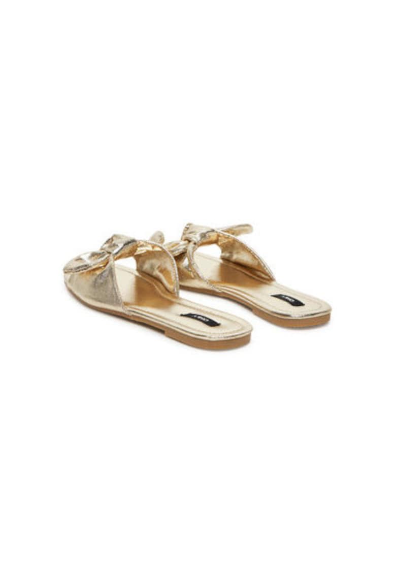 Slapi dama - 15288111 - Piele ecologica - Auriu