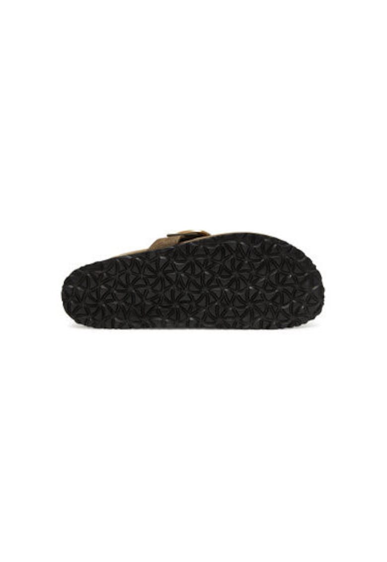Slapi dama - 1-27600-44 - Piele naturala - Kaki