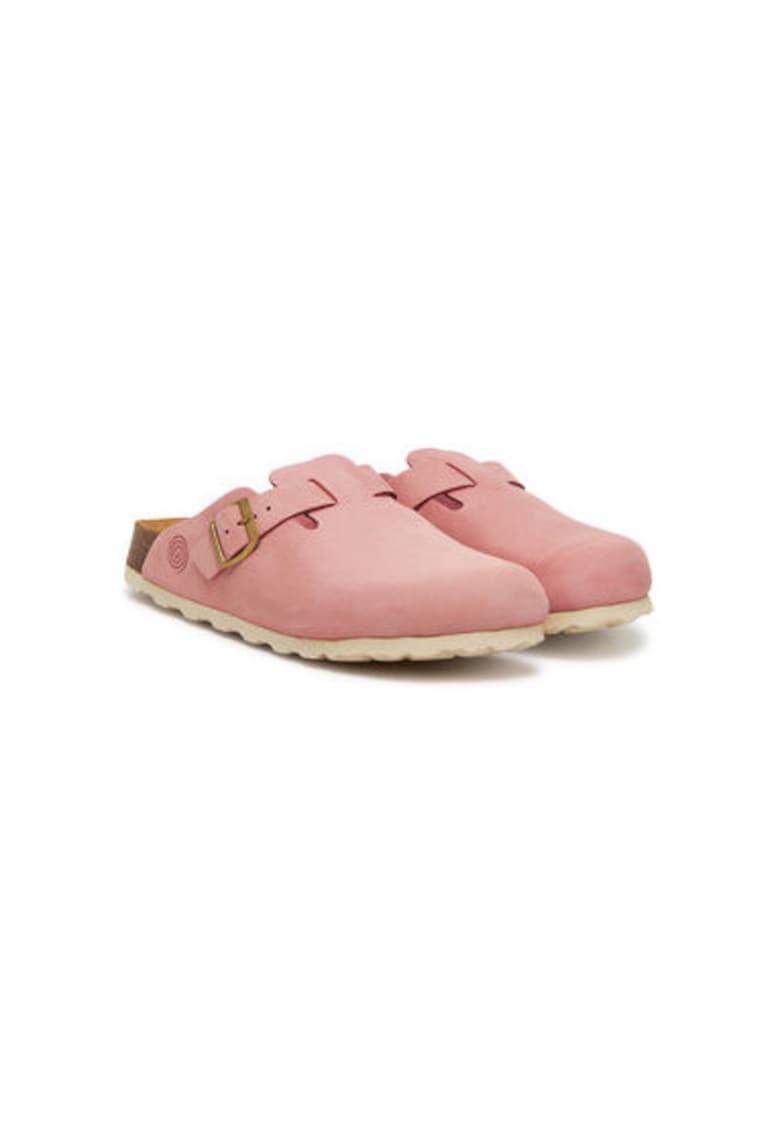 Slapi dama - 600131-42 - Piele naturala - Rosu
