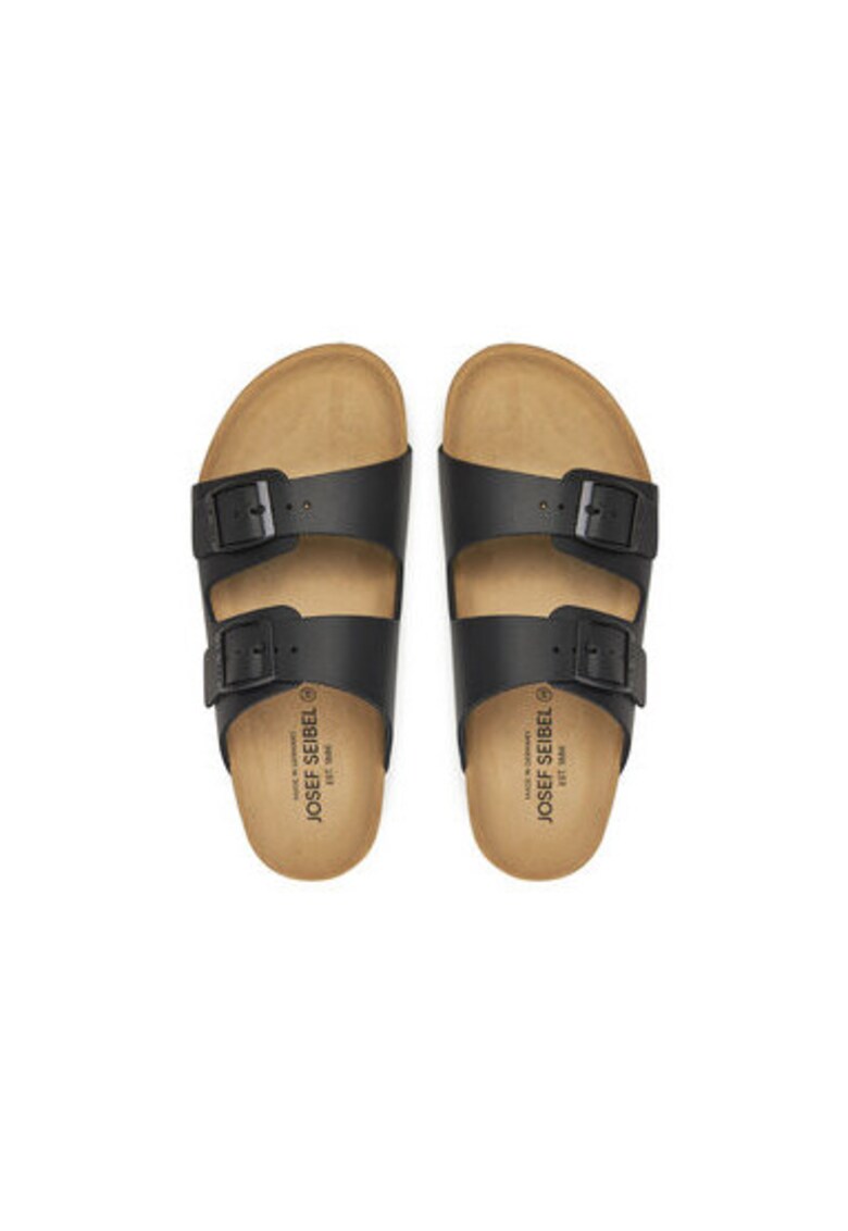 Slapi dama - 64301 - Piele naturala - Negru - Negru