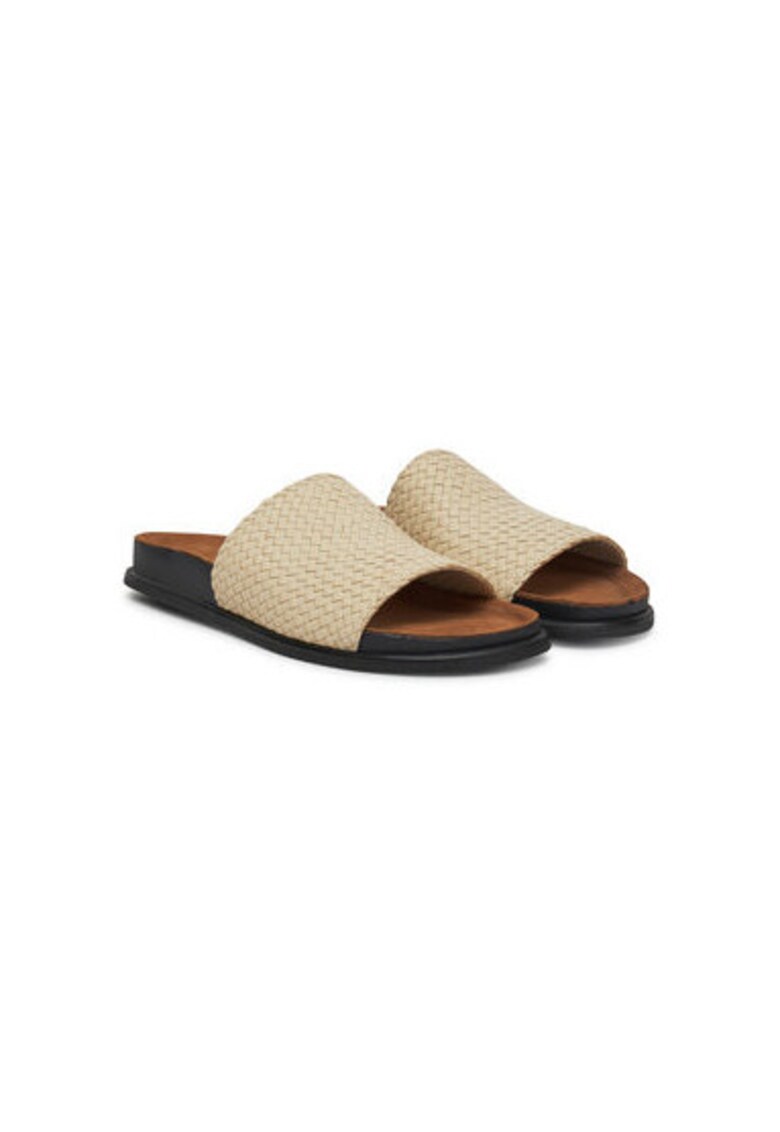 Slapi dama - 5922-125-37 - Piele naturala - Bej