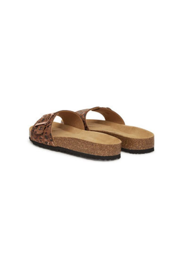 Slapi dama - 1-27520-42 - Piele ecologica - Maro