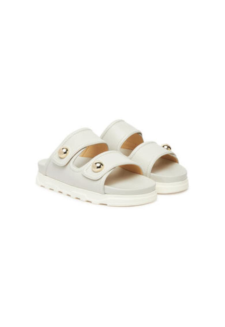Slapi dama - YJ54SFE Y62000 - Piele naturala - Ecru - Ecru