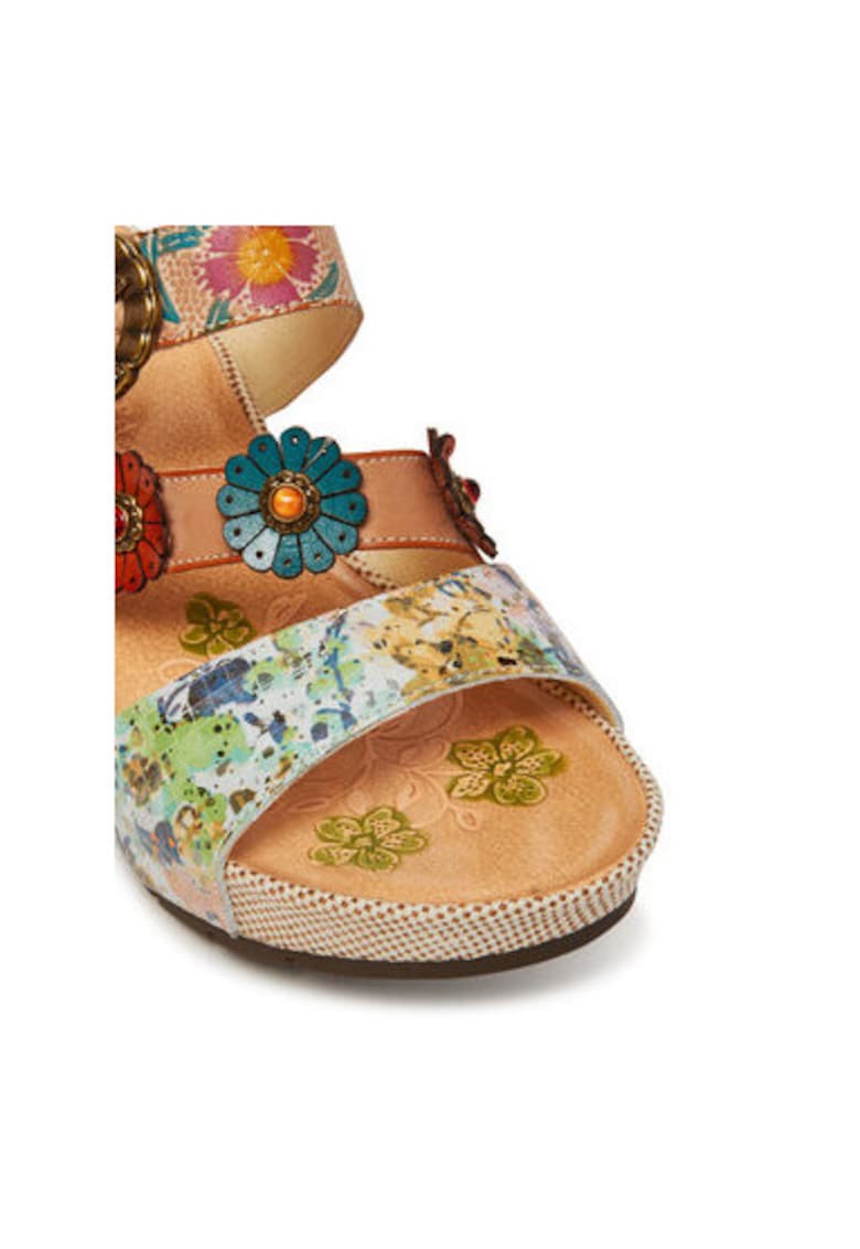 Slapi dama - BARRY 30 - Piele naturala - Ecru - Ecru