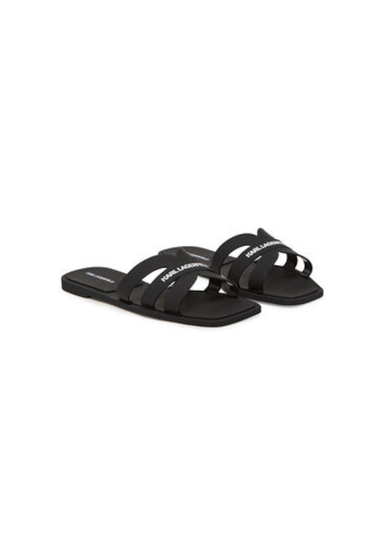 Slapi dama - KL80025 - Sintetic - Negru