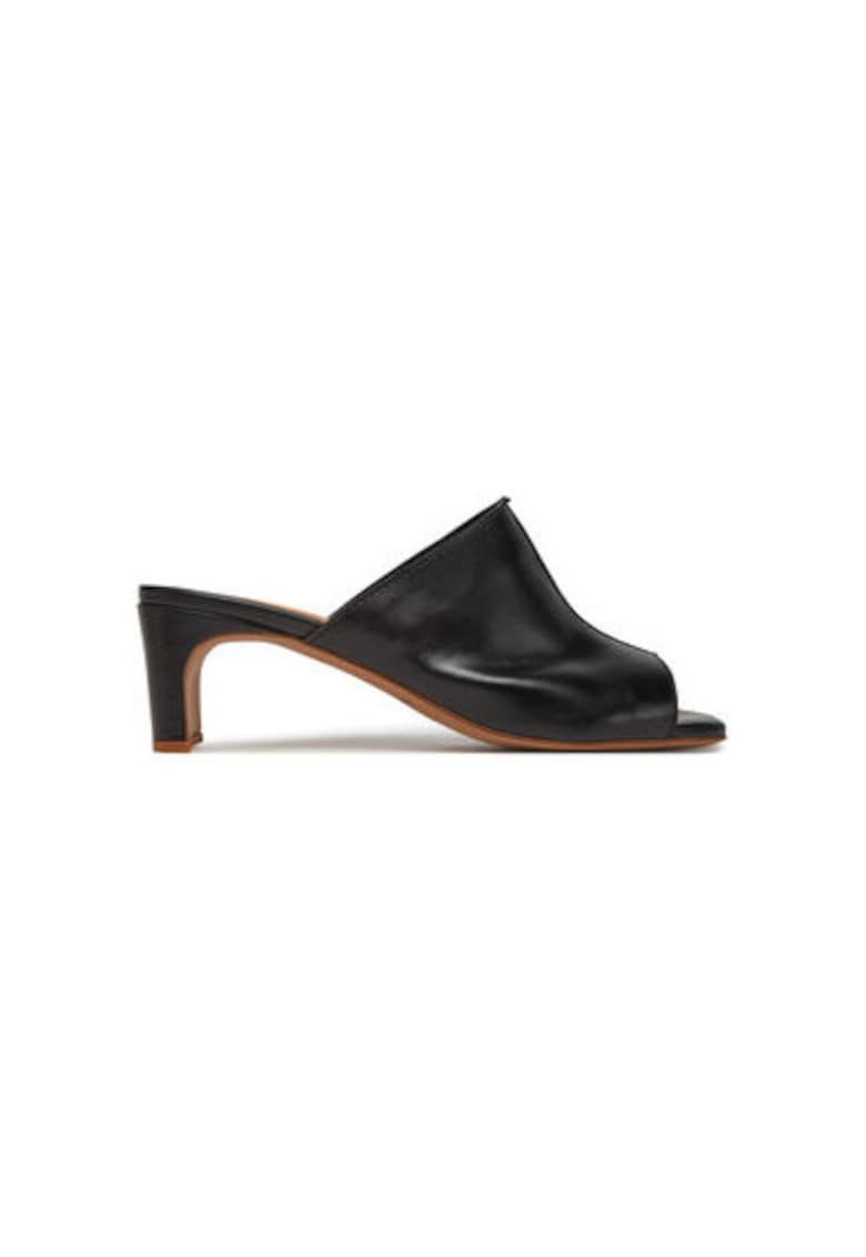 Slapi dama - GINAA KLAPKI - Piele naturala - Negru Slapi dama - GINAA KLAPKI - Piele naturala - Negru