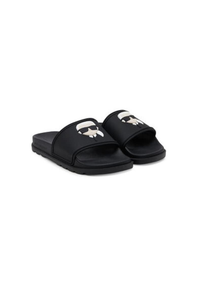 Slapi dama - KL80970N - Sintetic - Negru