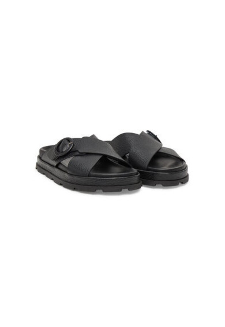 Slapi dama - SA28134G0MTD0000 - Piele naturala - Negru