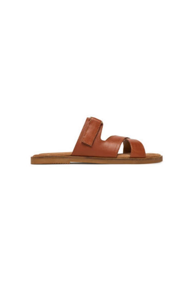 Slapi dama - 2-27109-44 - Piele naturala - Maro - Maro