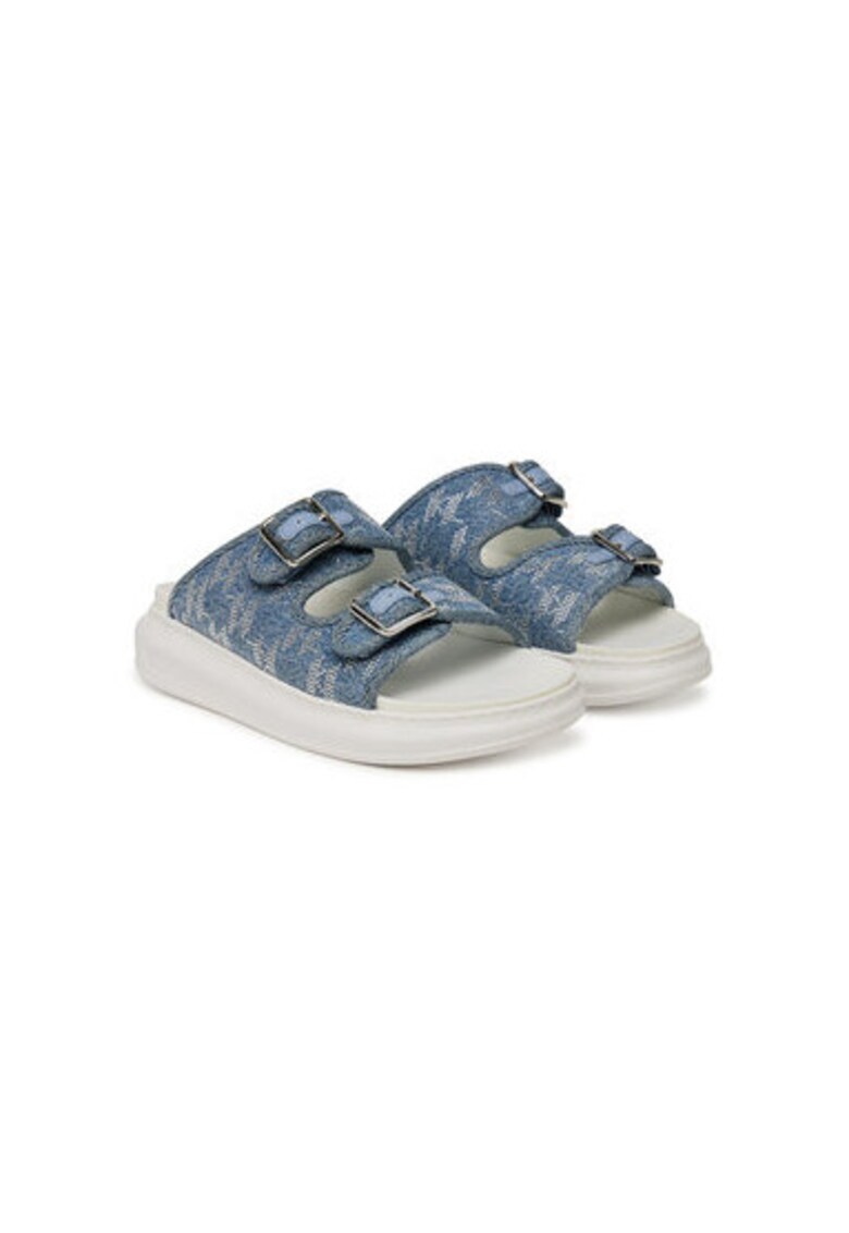 Slapi dama - KL62505A - Textil - Albastru - Albastru