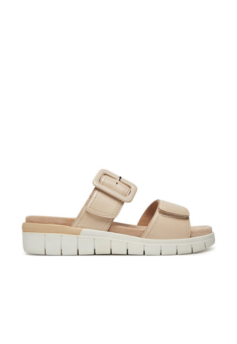 Slapi dama - 9-27203-44 - Piele naturala - Bej - Bej