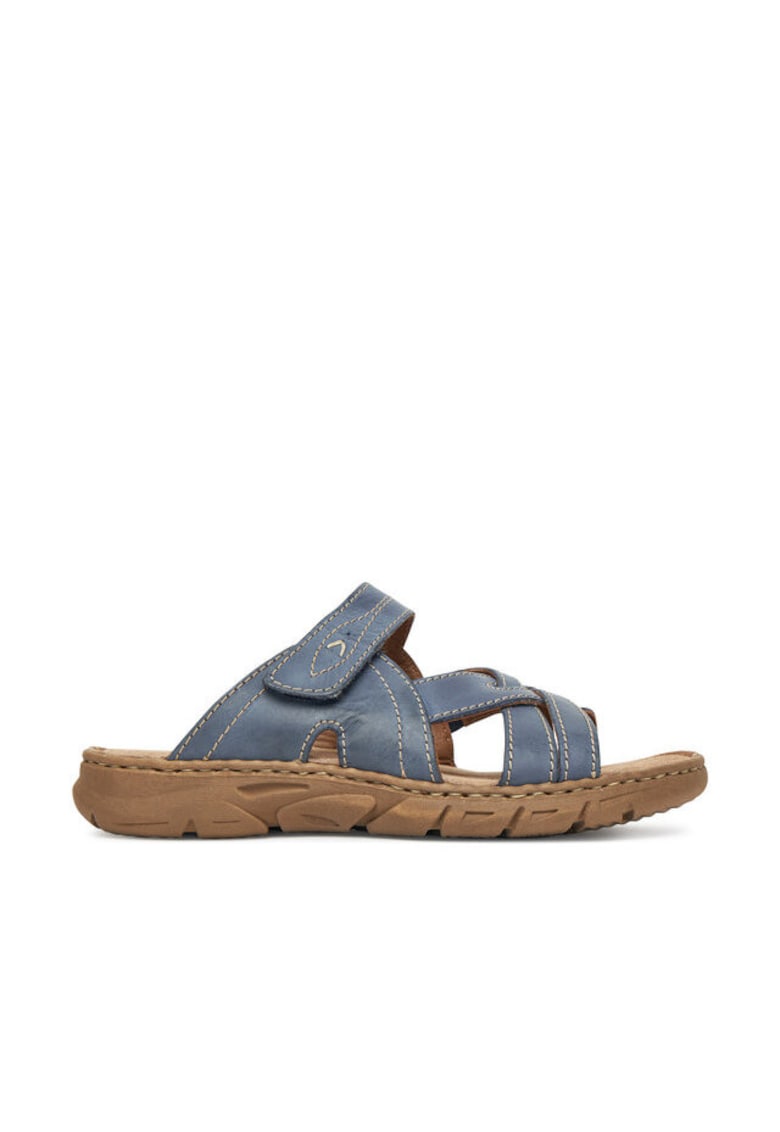 Slapi dama - 76810 - Piele naturala - Bleumarin - Bleumarin