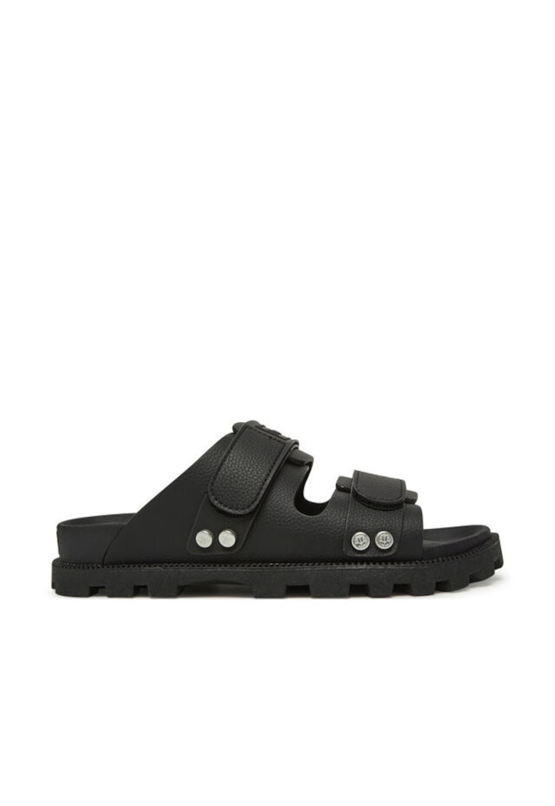 Slapi dama - HFRU0004251 - Sintetic - Negru - Negru