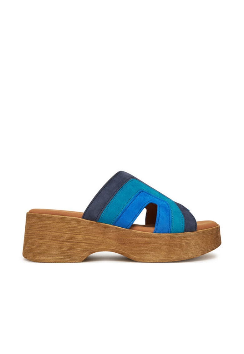 Slapi dama - 64.521.16 - Piele naturala - Albastru - Gabor