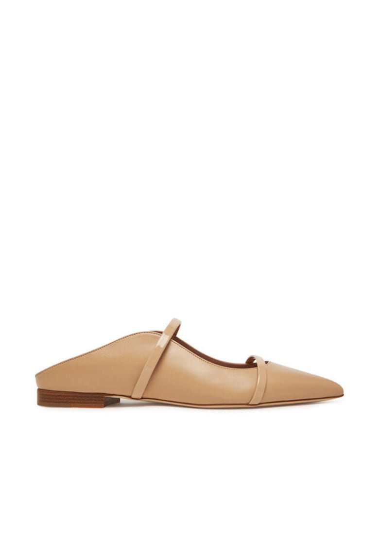 Slapi dama - MAUREEN FLAT 327 - Piele naturala - Bej