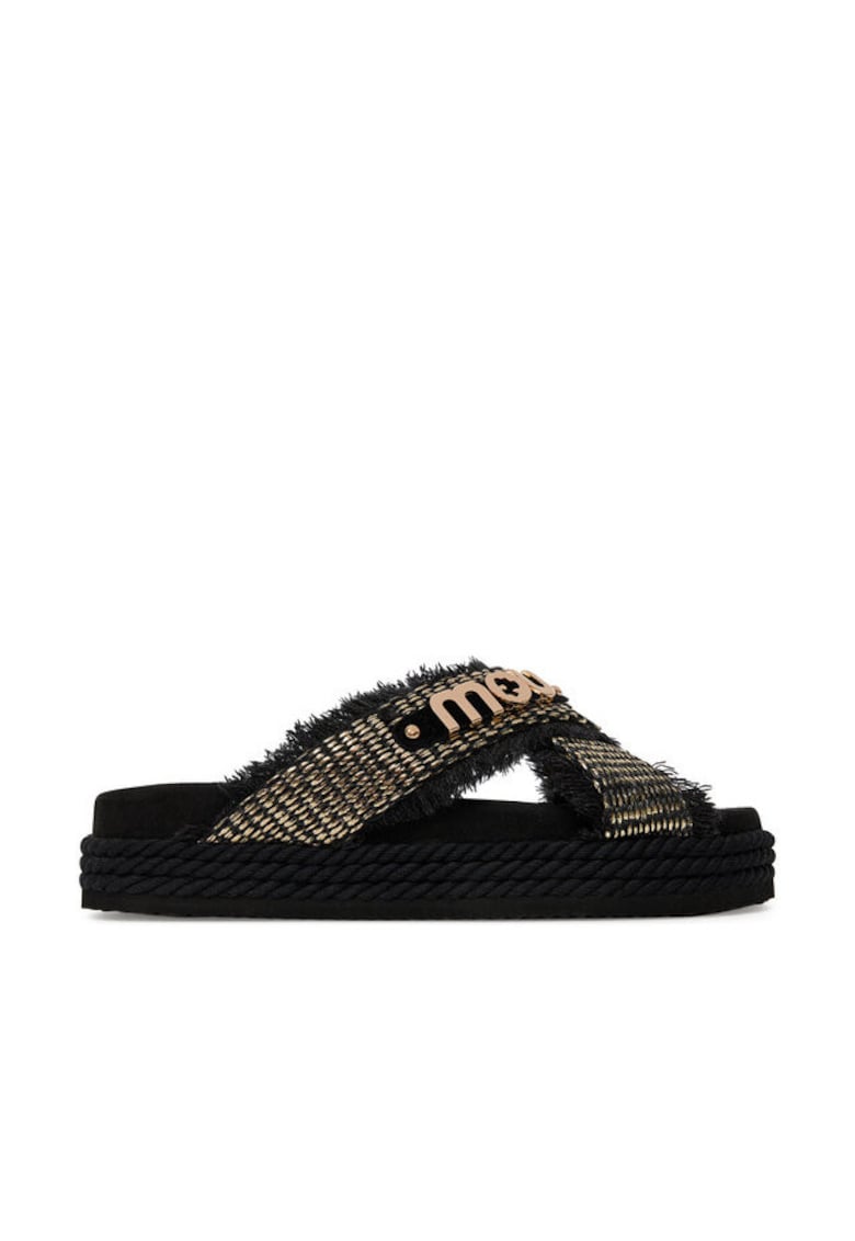 Slapi dama - MU.SW451009K - Sintetic - Negru - Negru