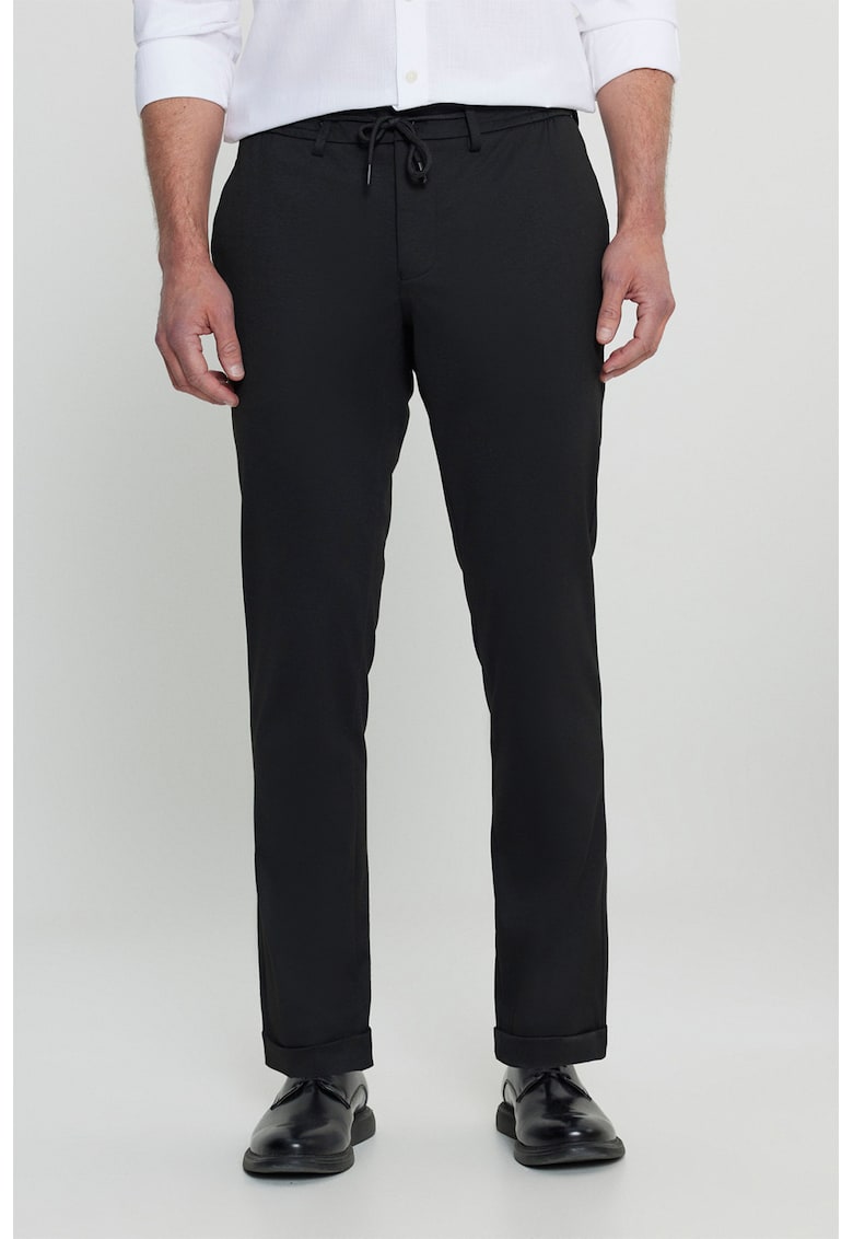 Pantaloni cu snur de ajustare in talie