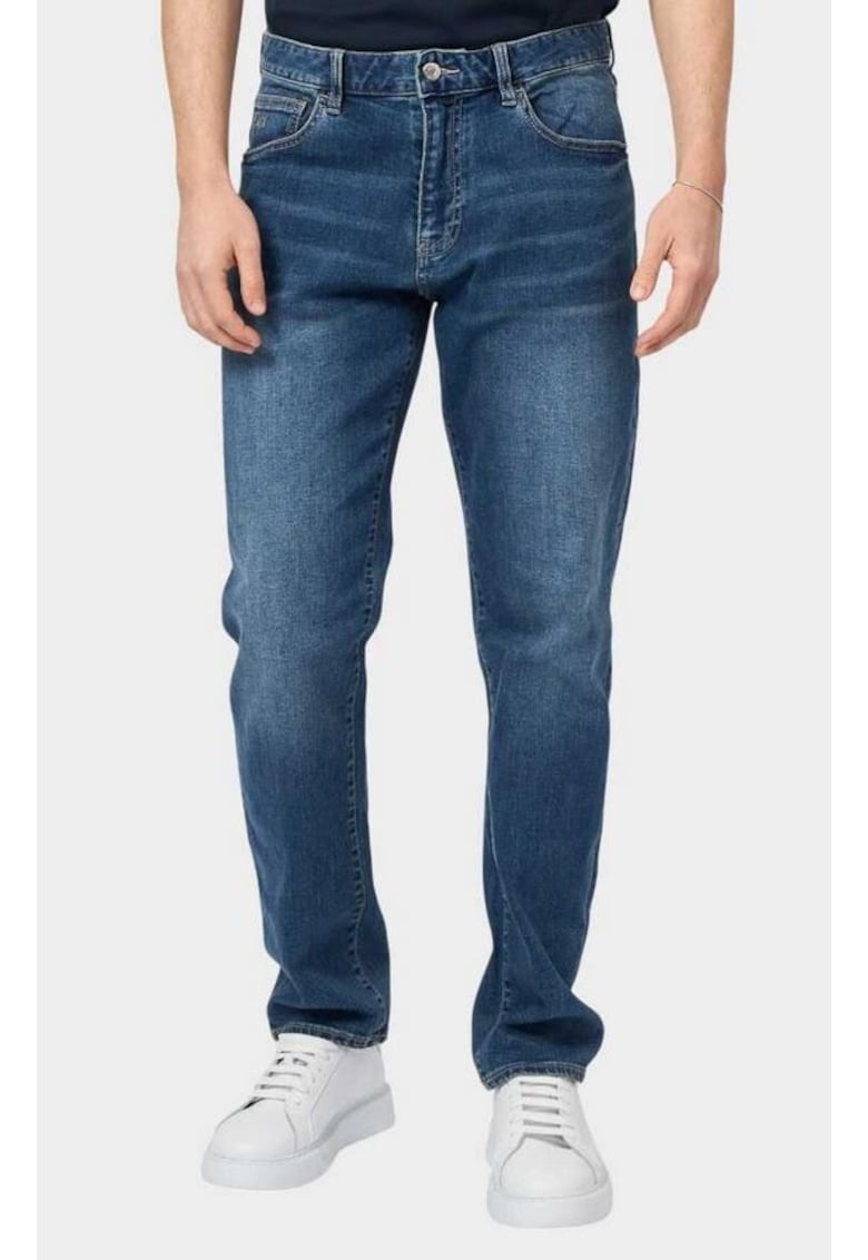 Blugi cu talie medie slim fit