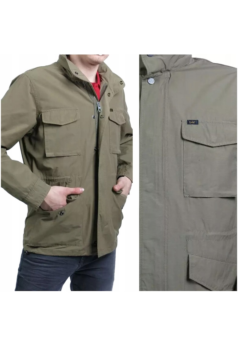 Jacheta De Tranzitie - Field Jacket - M INTL - Verde - Croi Regular Fit - Inchidere Fermoar - Compozitie Material 50% Bumbac - 50% Poliester - Numar De Buzunare 4