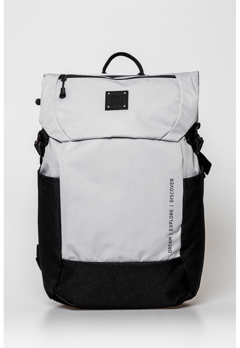 Rucsac unisex Egan - Negru/Gri deschis