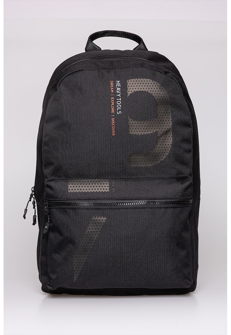 Rucsac unisex cu logo Elinor25 - 27 L - Negru