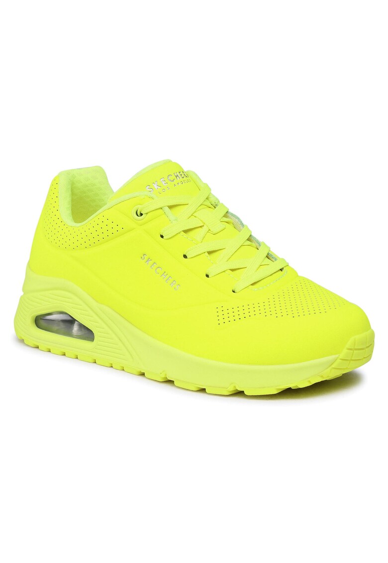Pantofi sport dama - 73667 - Piele ecologica - Galben