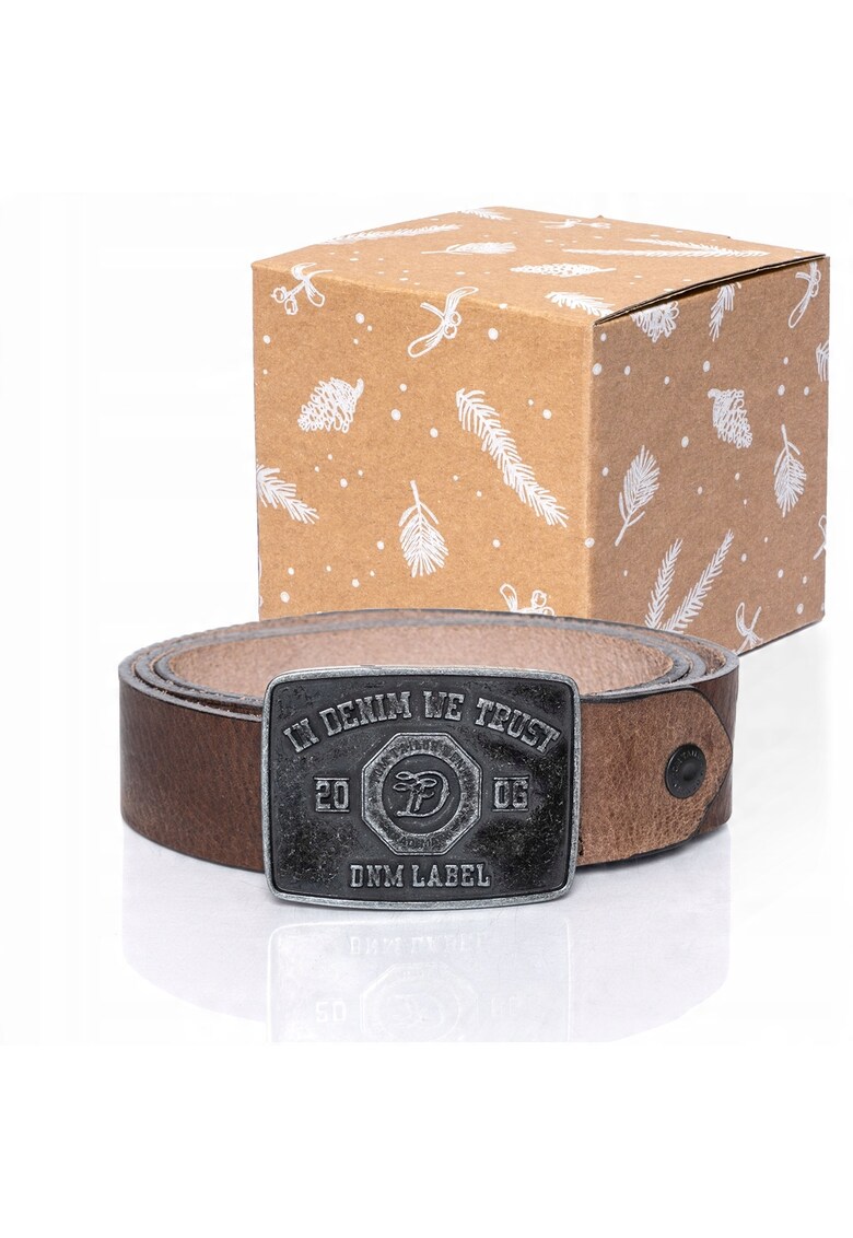 Curea Din Piele - Sopo-Tt436 - 100 cm - Maro - 100% Piele Naturala - Culoare Maro - Lungime 100 cm - Latime 4 cm