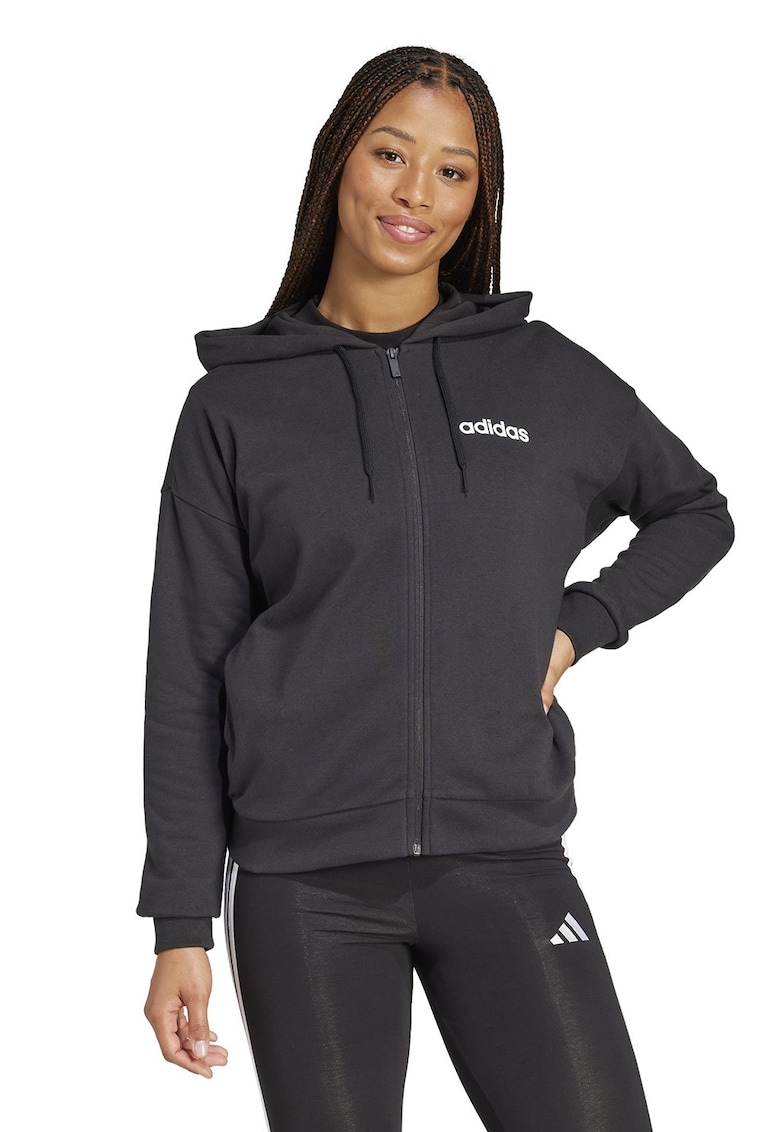 Hanorac cu logo si fermoar