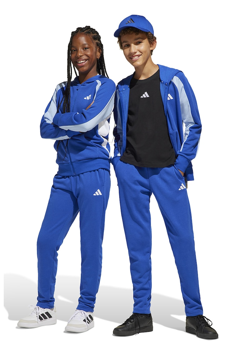 Trening cu logo - Alb/Albastru royal/Albastru