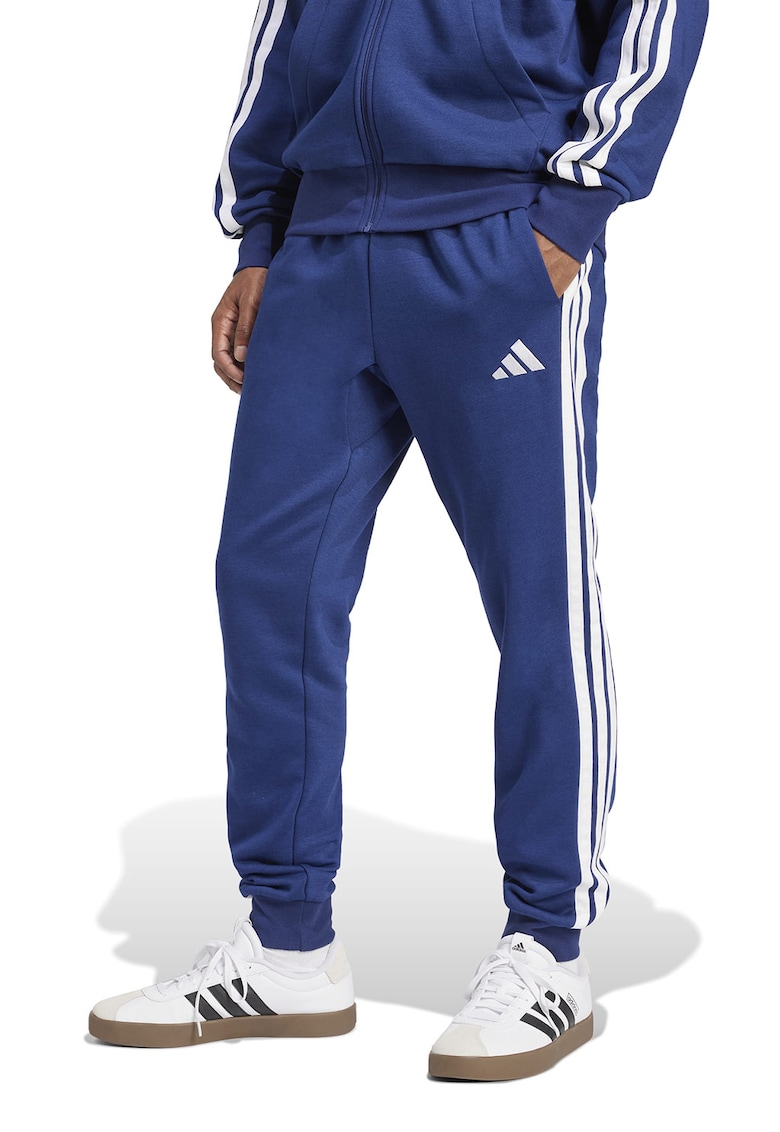 Pantaloni de trening cu logo si snur de ajustare