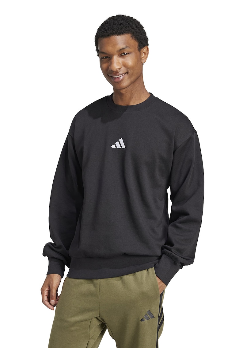 Bluza de trening din amestec de bumbac Feelcozy - Alb/Negru