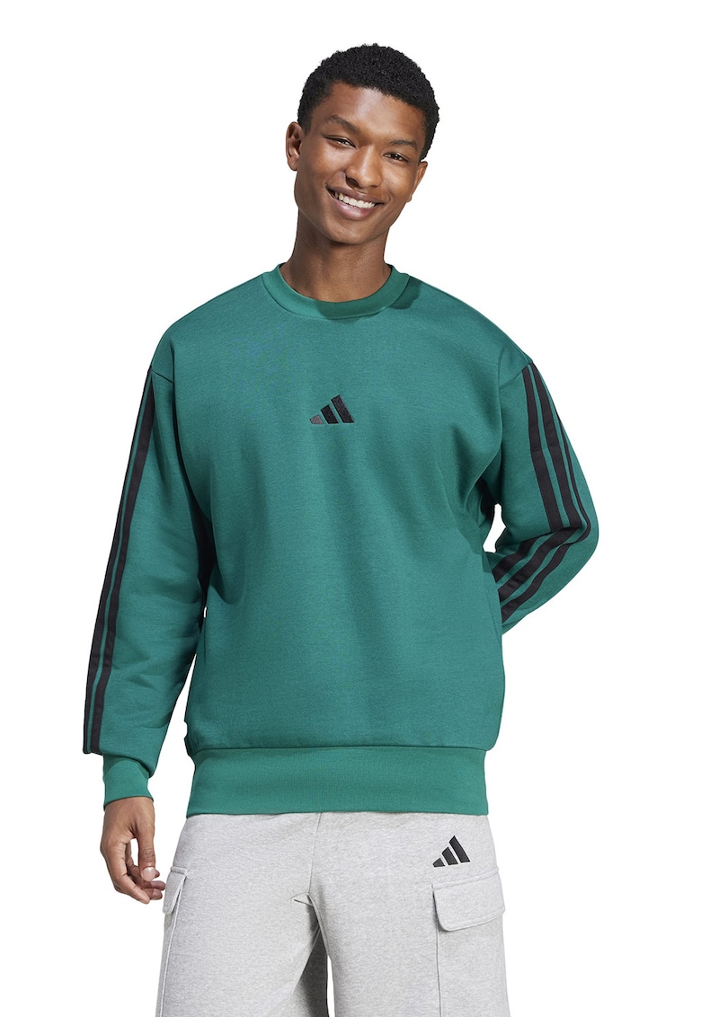 Bluza de trening din amestec de bumbac cu detaliu monograma