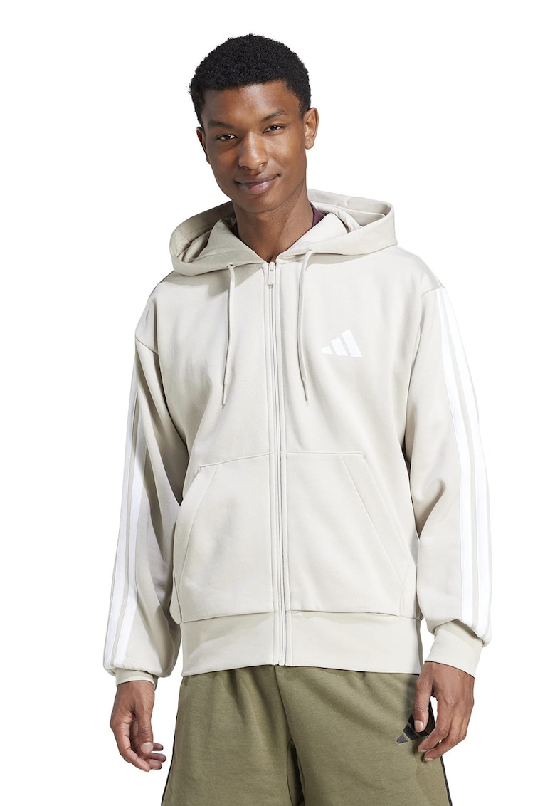 Hanorac cu buzunare frontale si fermoar