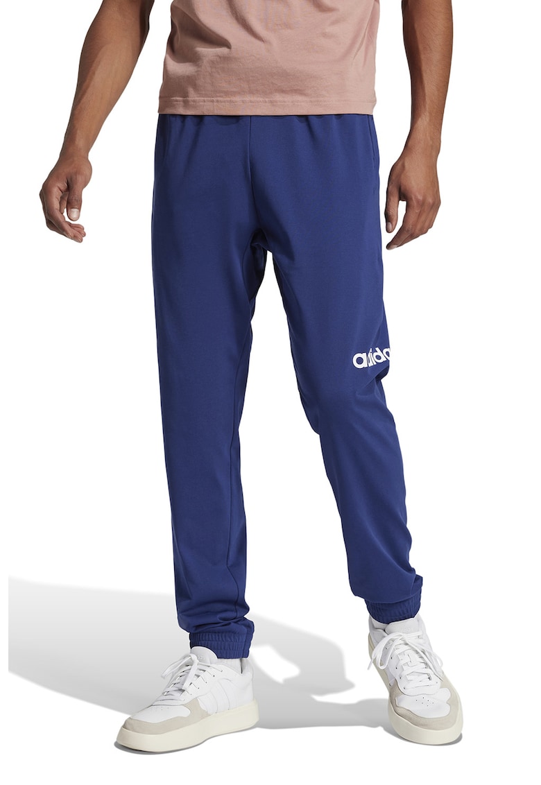 Pantaloni de trening cu logo si snur ajustabil