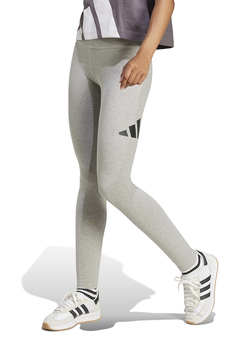 Colanti cu talie inalta si logo