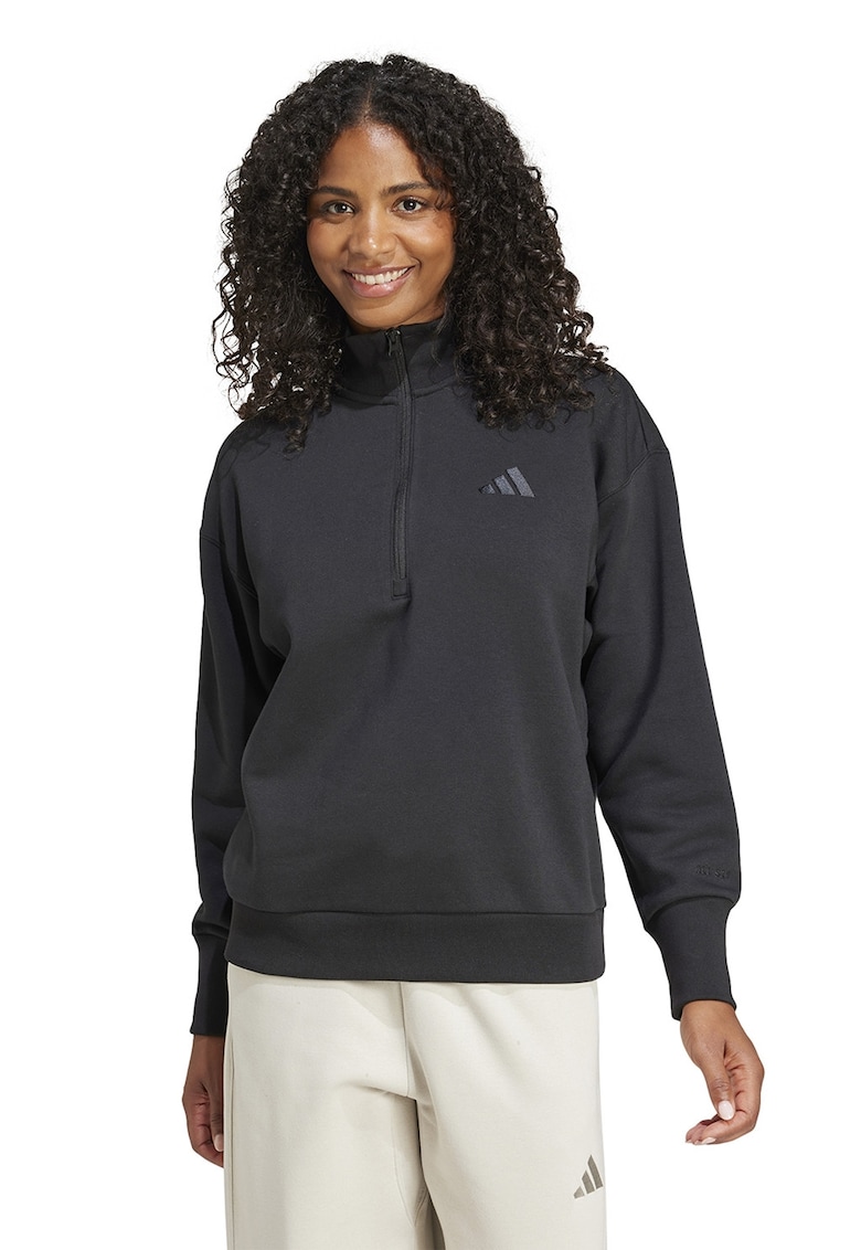 Bluza de trening din amestec de bumbac cu logo