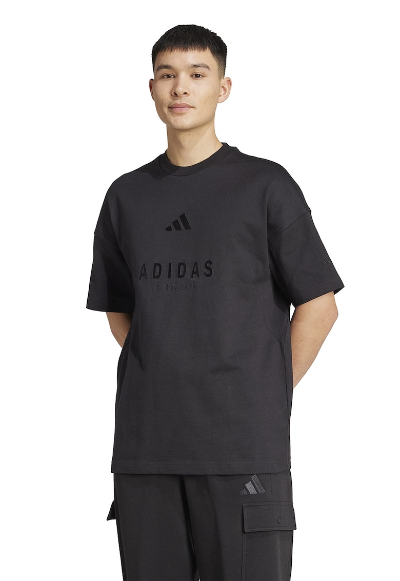 Tricou supradimensionat cu logo