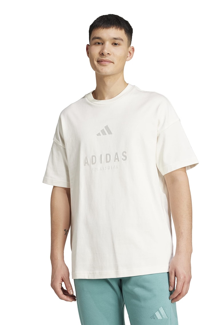 Tricou supradimensionat cu logo