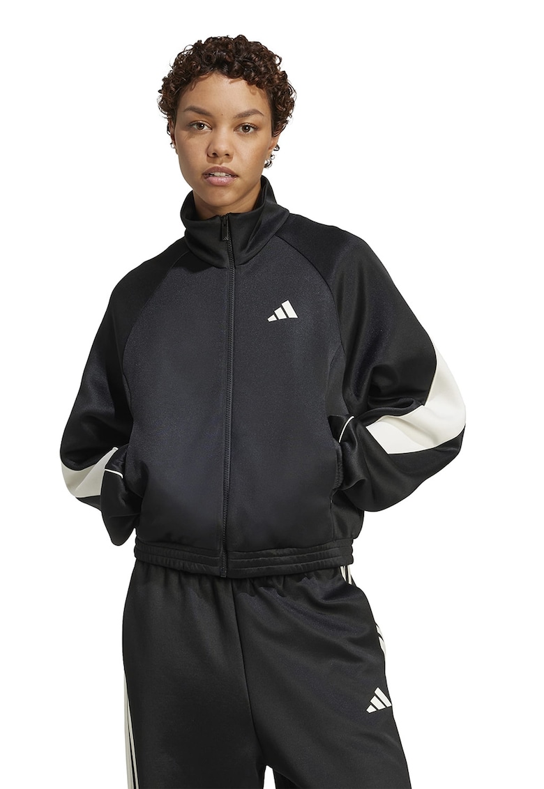 Bluza de trening cu fermoar si maneci raglan Stadium