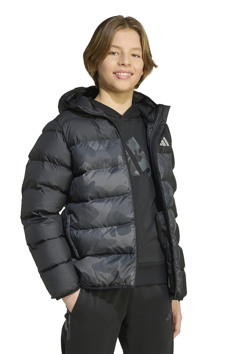 Geaca cu vatelina si model camuflaj