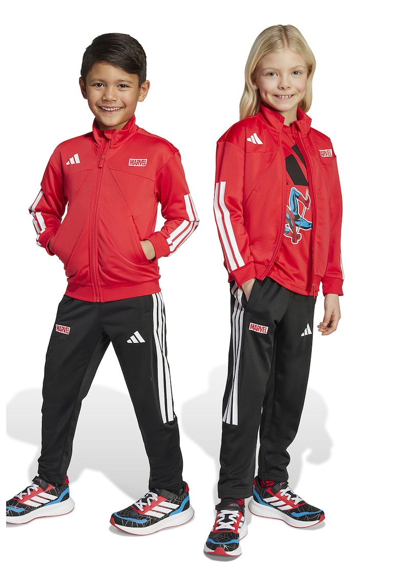 Trening cu imprimeu cu Spider-Man - Negru/Coral