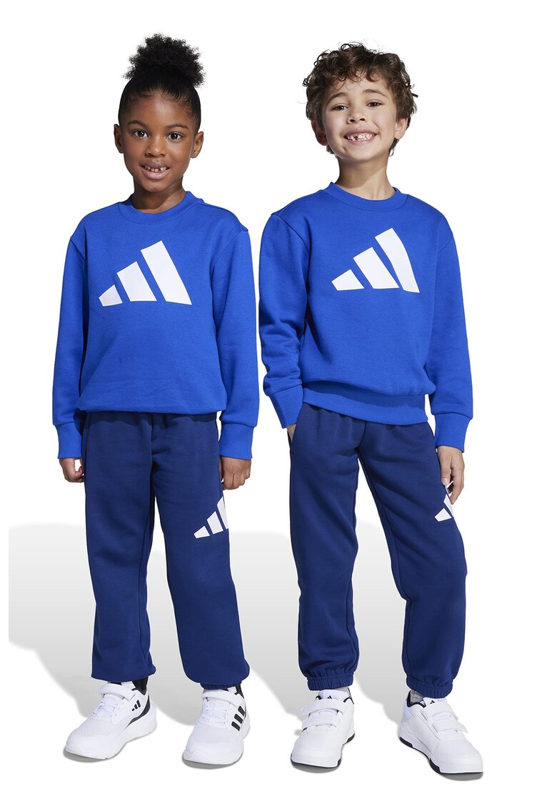 Trening cu imprimeu logo - Albastru inchis/Albastru royal