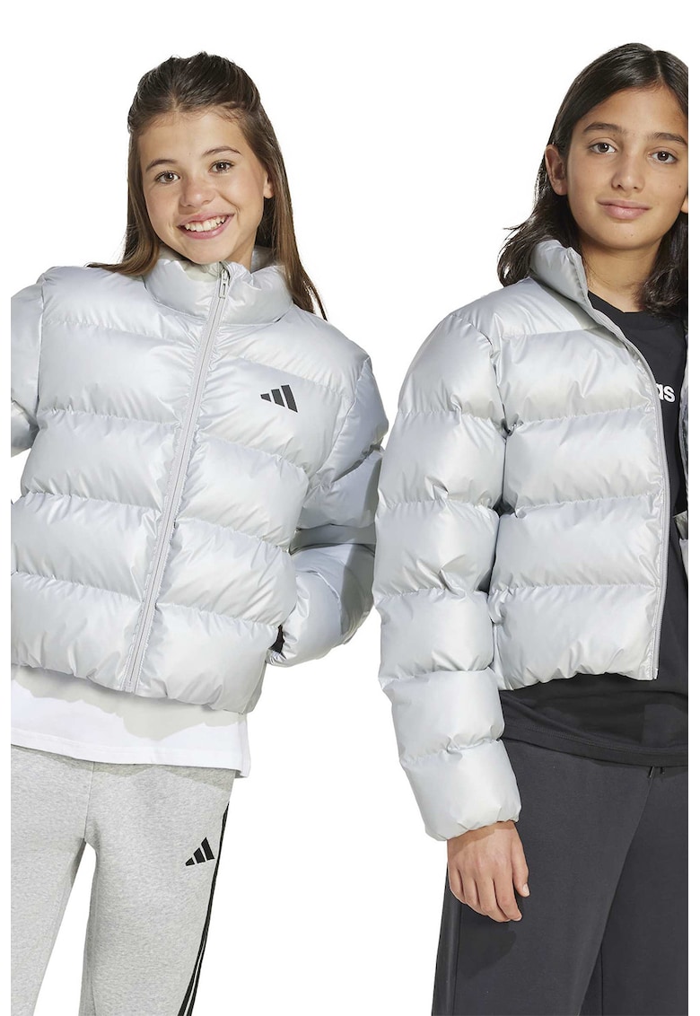 Geaca scurta matlasata cu buzunare laterale