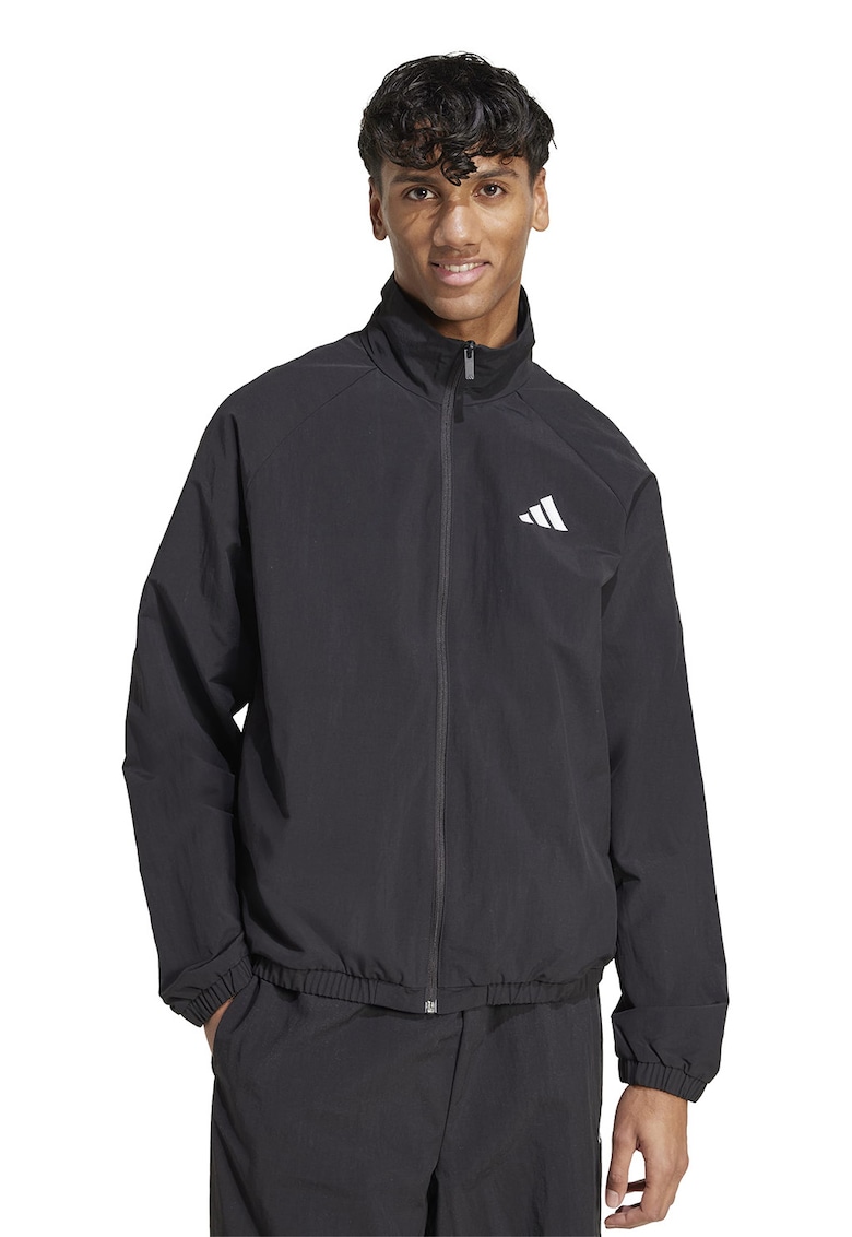 Jacheta cu fermoar si logo