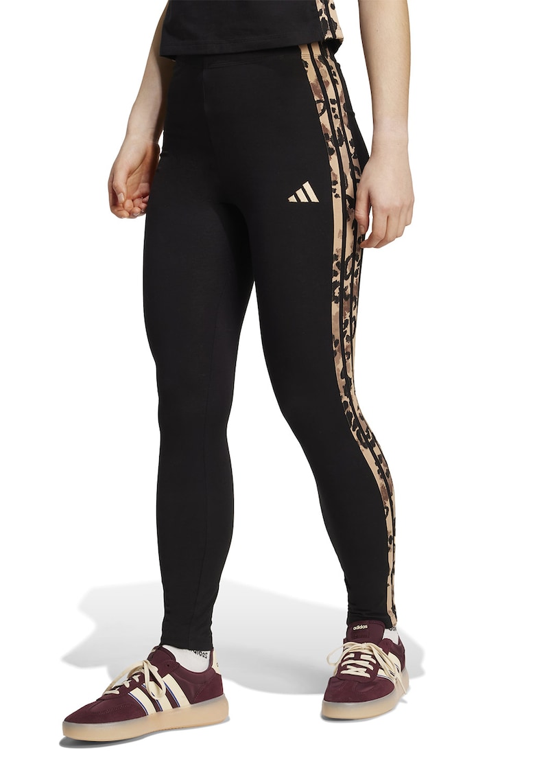 Colanti din amestec de bumbac cu detaliu logo