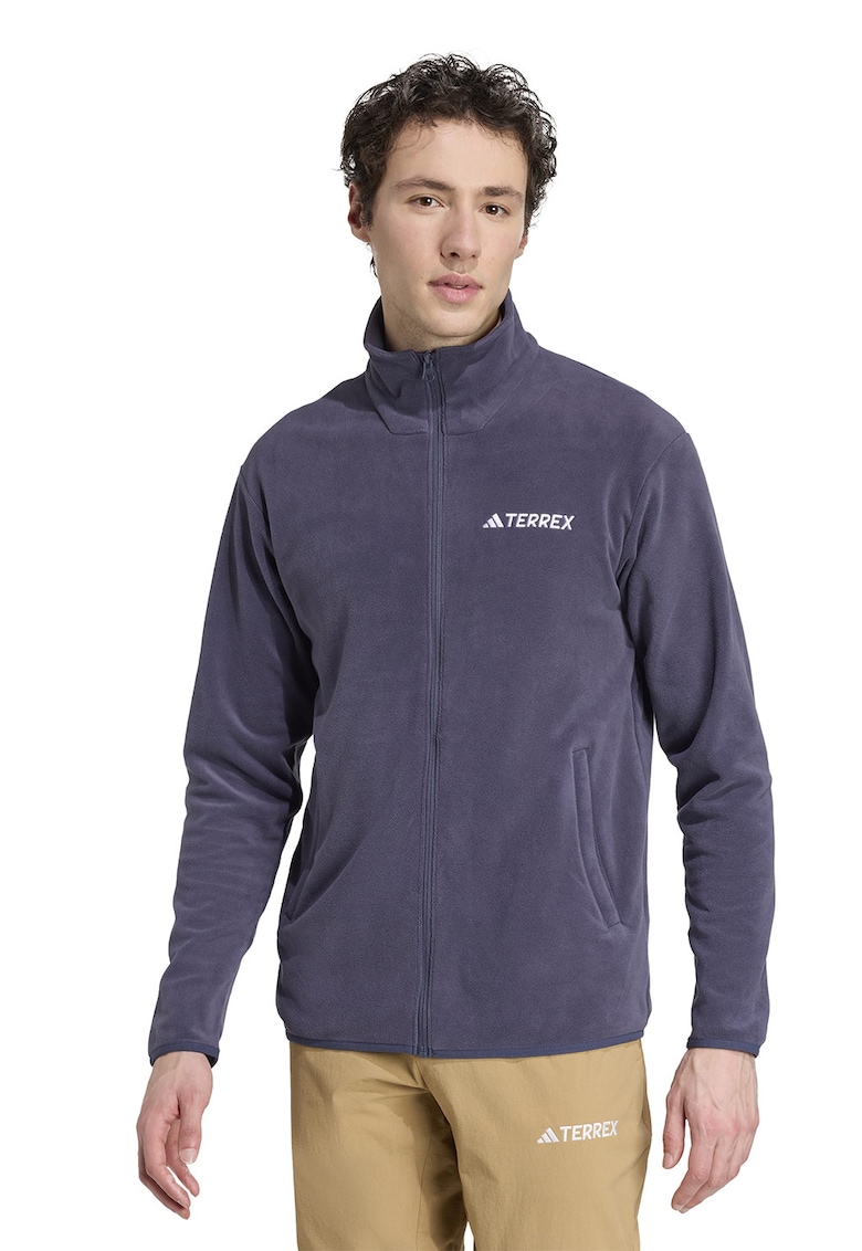 Bluza cu fermoar si buzunare laterale pentru drumetii