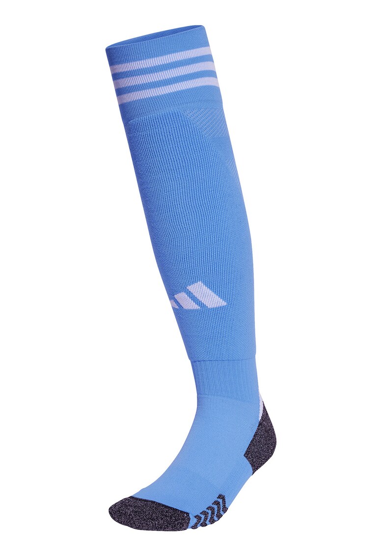 Sosete lungi pana la genunchi pentru fotbal Adi25 - Albastru azur